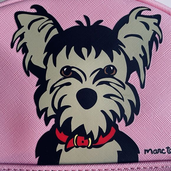 Marc Tetro Yorkie Yorkshire Terrier Pink Mini Backpack